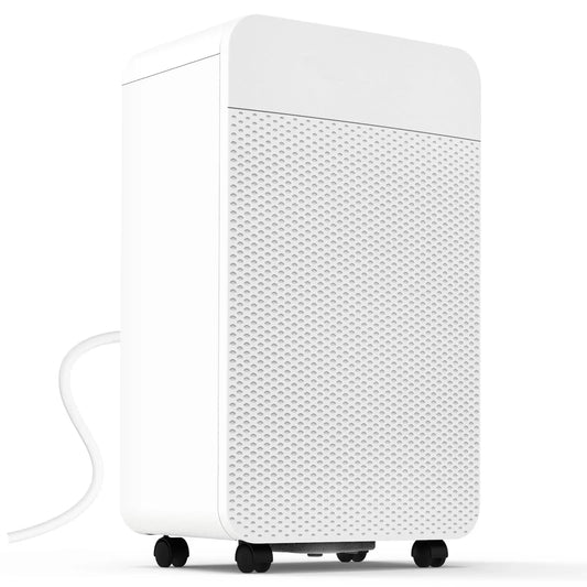 PhiloDeco 4500 Sq. Ft 70 Pints Dehumidifier for Basement and Home, Bathroom, Bedroom, Equipped With Drainage Hose, Automatic Defrosting, 24-Hour Timer Function