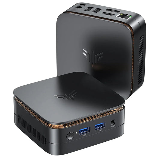NIPOGI Mini PC intel 12th Gen N150 Processor, Mini Desktop Computers 16GB DDR4 512GB SSD Support 4K Display Win11 Pro
