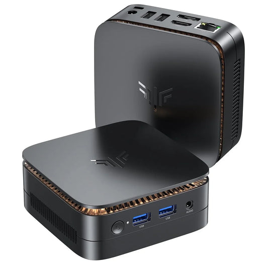 NIPOGI E1 Mini Business Desktop Computer, Intel n97, 16GB RAM, 1TB SSD, 1TB HD, Win11 Pro