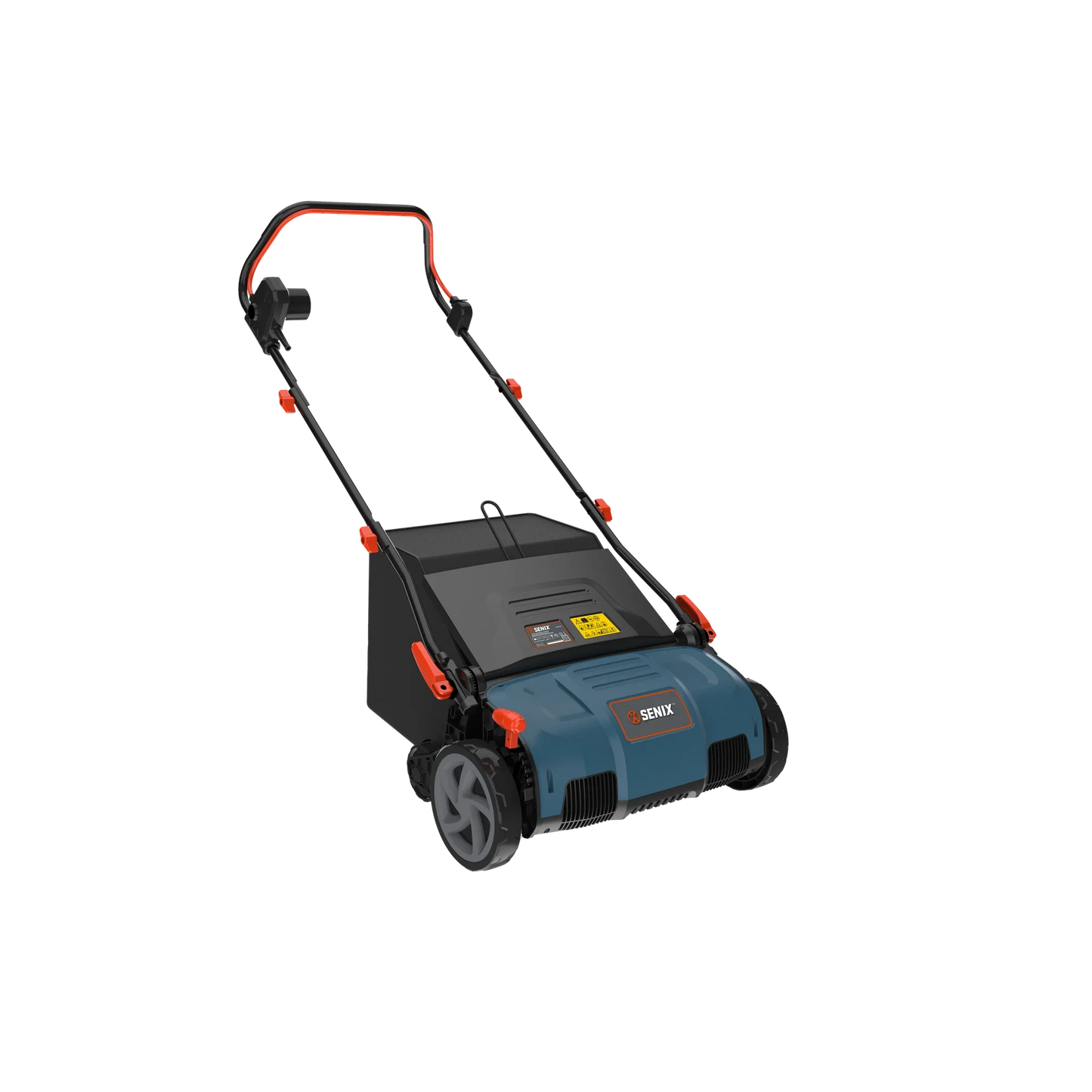 SENIX Dethatcher/Scarifier 2 in 1, 15" 13Amp Corded Walk-Behind Lawn Mower with 5-Position Adjust, SCE13-M